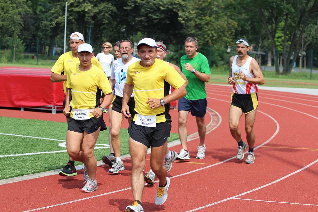 „42 maratony w 42 dni” w Parku Miejskim