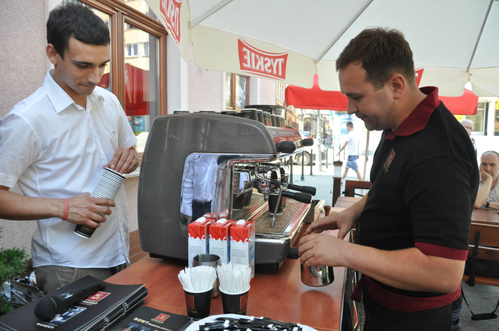 Znany barista robił kawę w Rynku 10