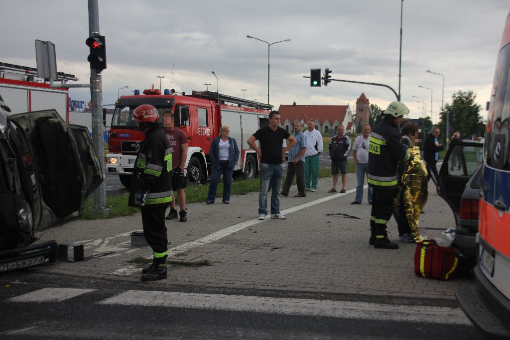 Wypadek na rondzie Niepodległości