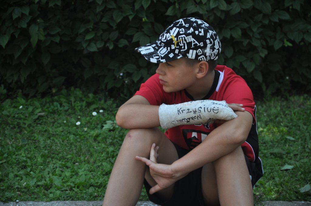 Wychowankowie MCK-u układali ekologiczne puzzle