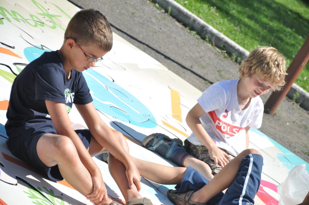 Wychowankowie MCK-u układali ekologiczne puzzle