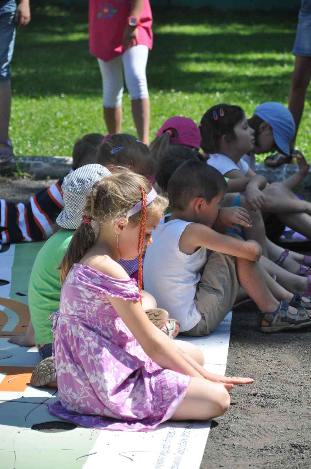 Wychowankowie MCK-u układali ekologiczne puzzle