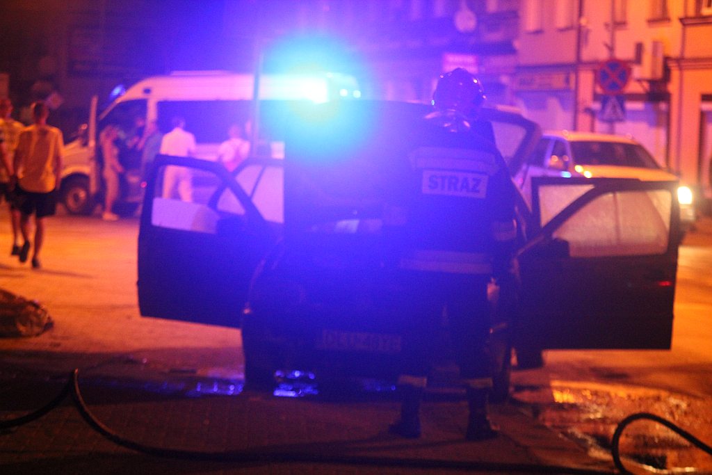 Płonęło auto na ul. Jaworzyńskiej