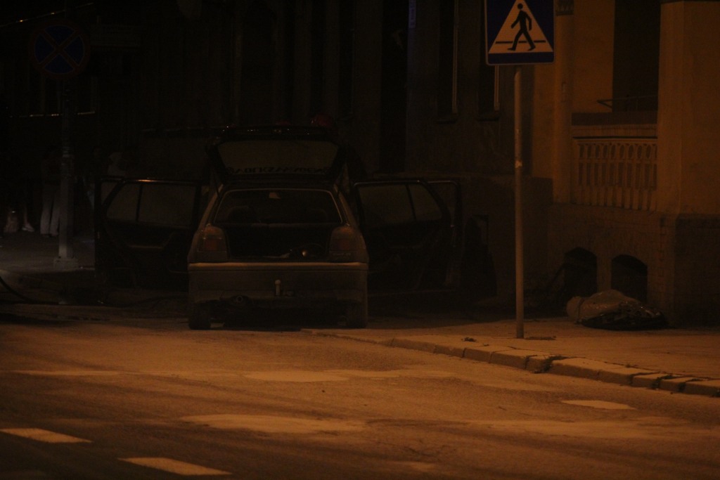 Płonęło auto na ul. Jaworzyńskiej