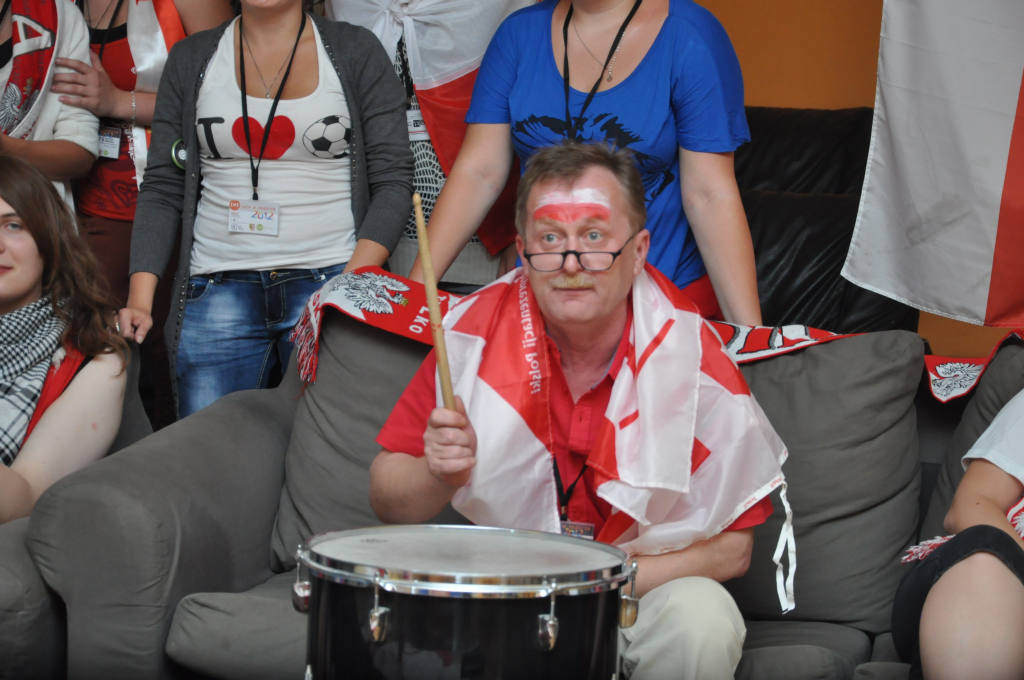 Uczestnicy Lata w Teatrze kibicowali polskim siatkarzom