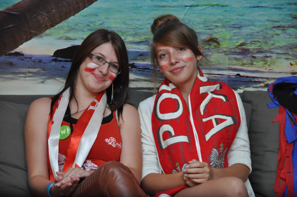 Uczestnicy Lata w Teatrze kibicowali polskim siatkarzom