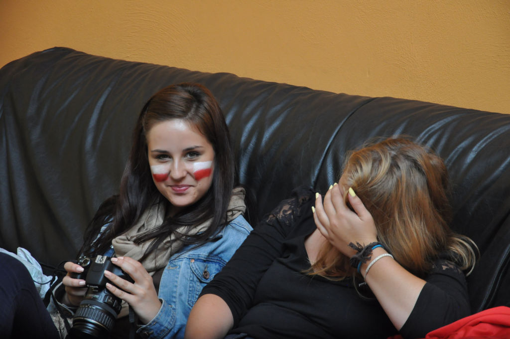 Uczestnicy Lata w Teatrze kibicowali polskim siatkarzom