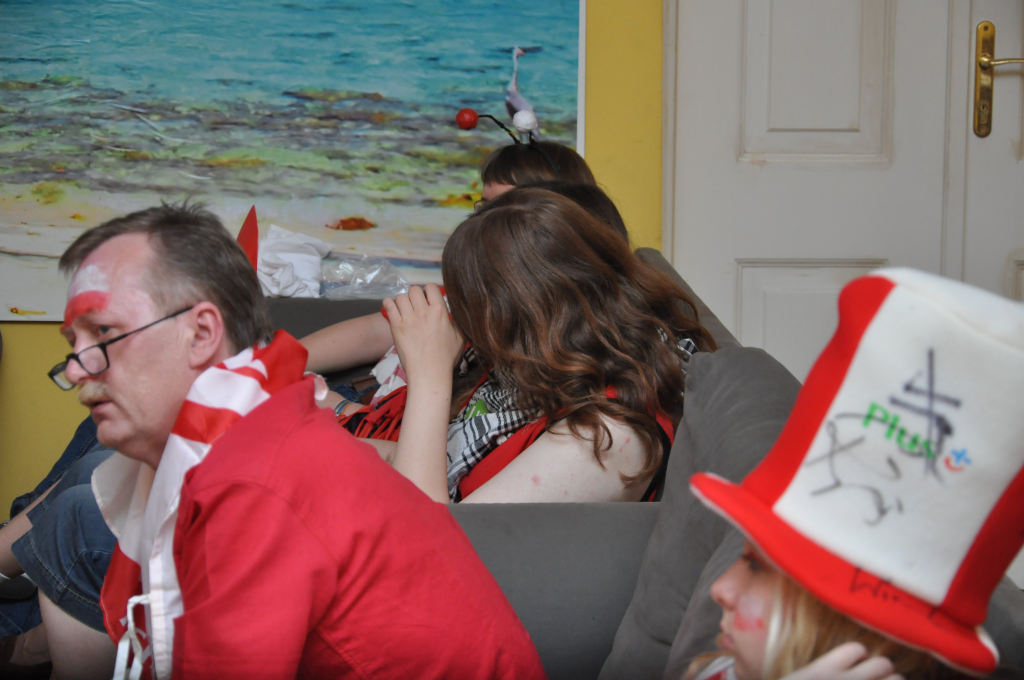 Uczestnicy Lata w Teatrze kibicowali polskim siatkarzom