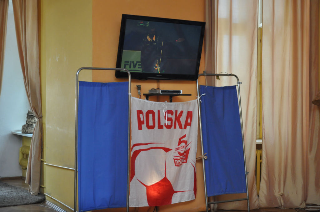 Uczestnicy Lata w Teatrze kibicowali polskim siatkarzom