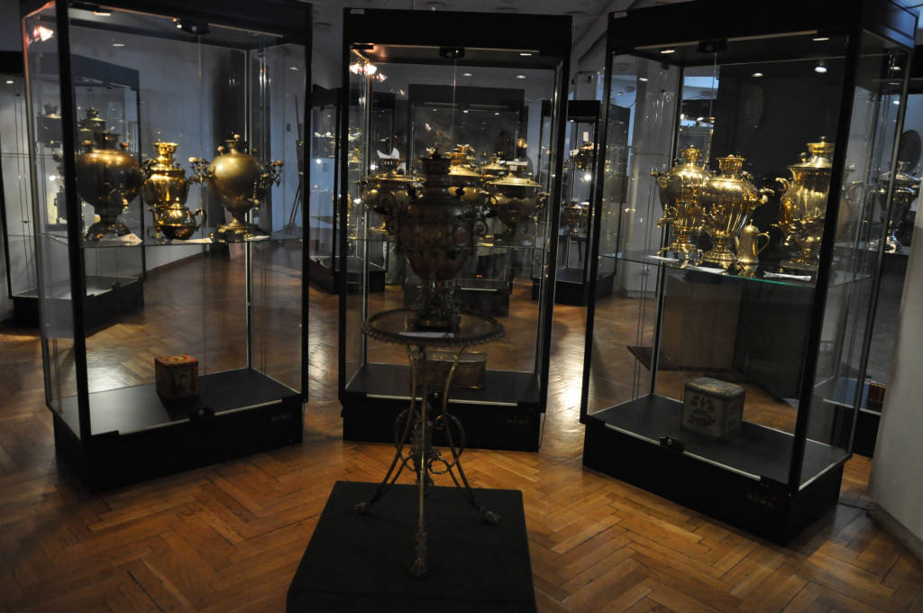 Przy samowarze... w Muzeum Miedzi