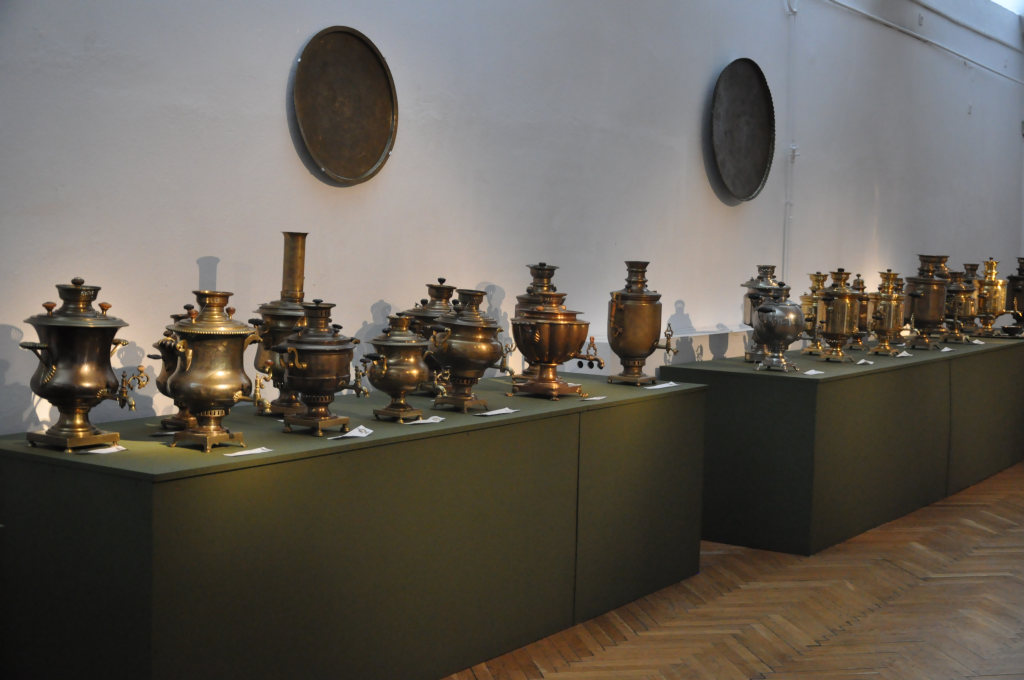 Przy samowarze... w Muzeum Miedzi