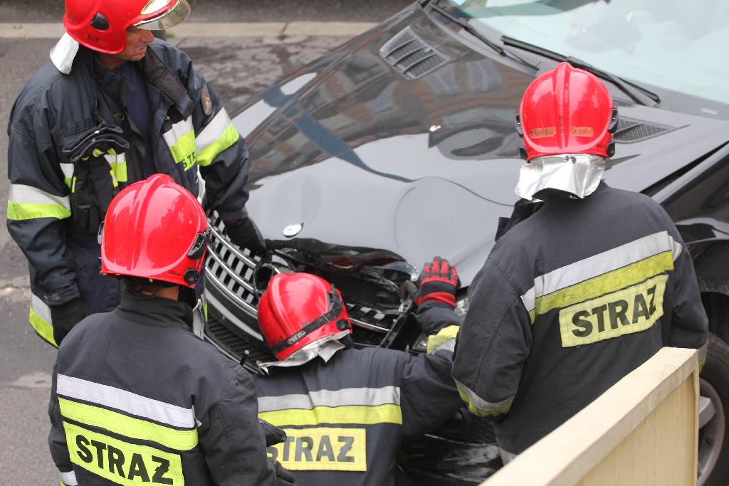 Wypadek na ulicy Piastowskiej