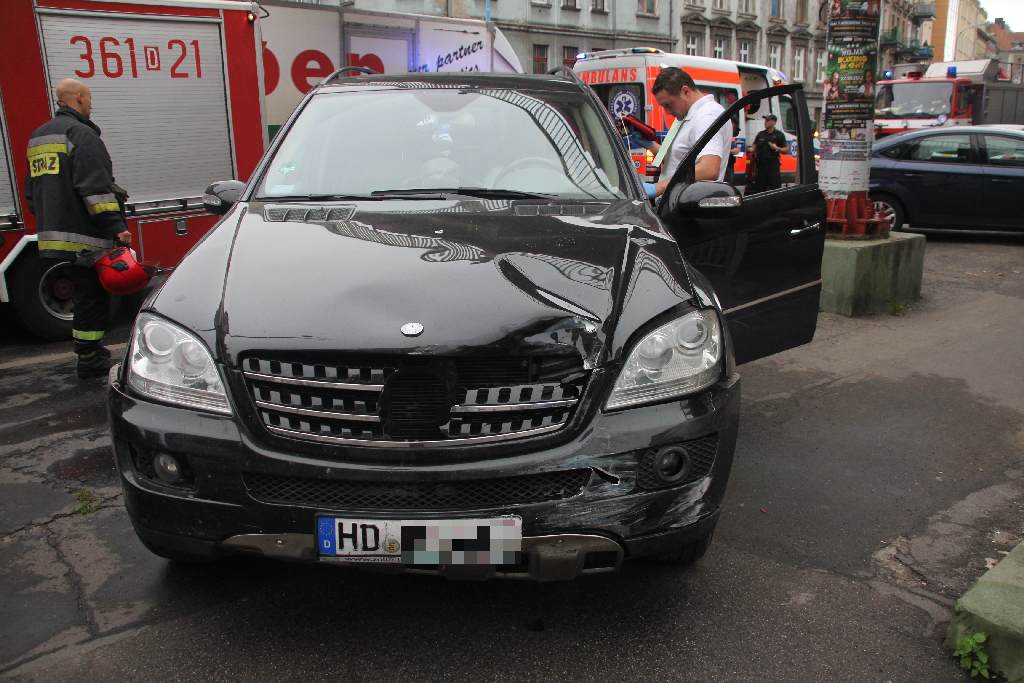 Wypadek na ulicy Piastowskiej