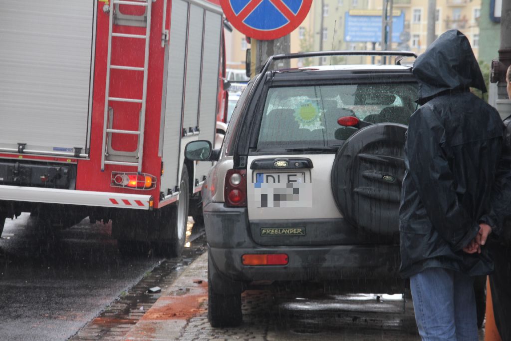 Potrącenie pieszej na chodniku przy Kartuskiej