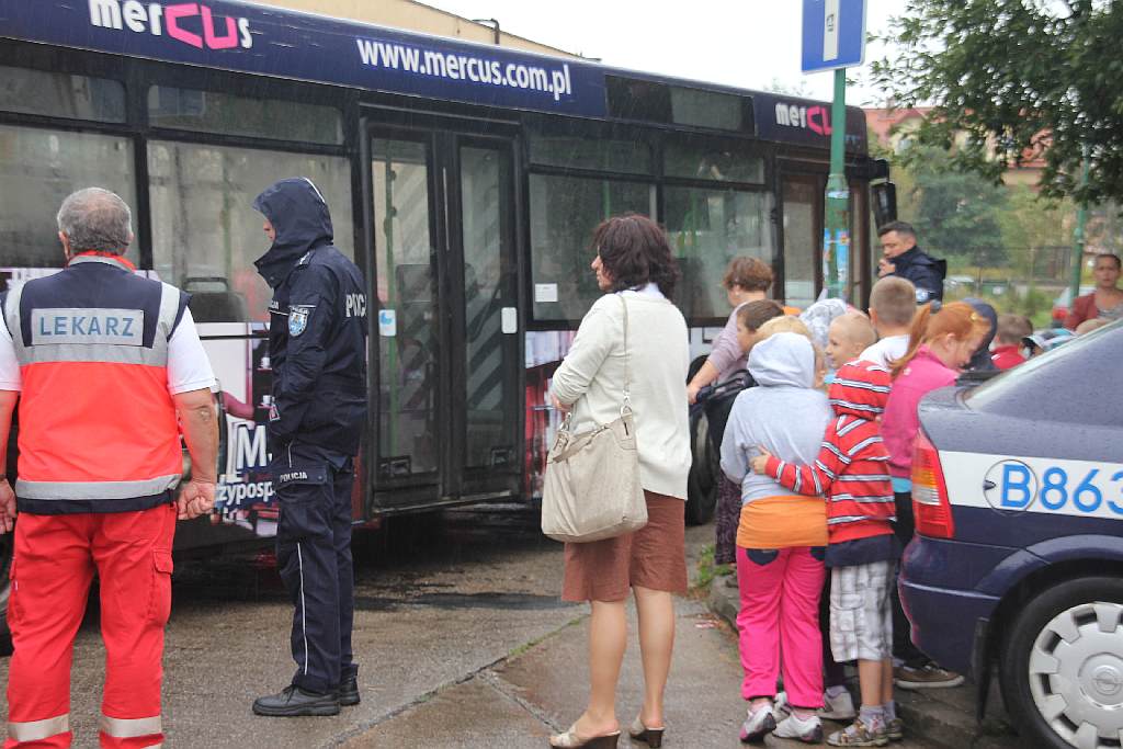 Granat w pobliżu szkoły! Uczniowie ewakuowani