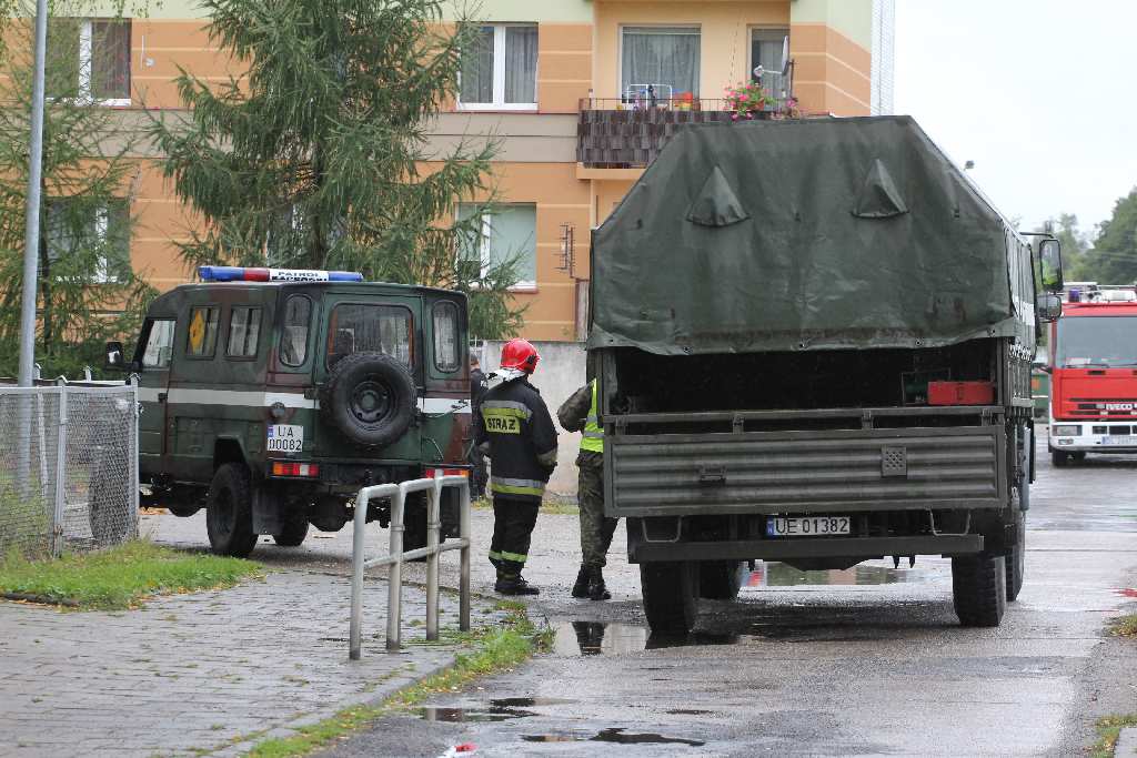 Granat w pobliżu szkoły! Uczniowie ewakuowani