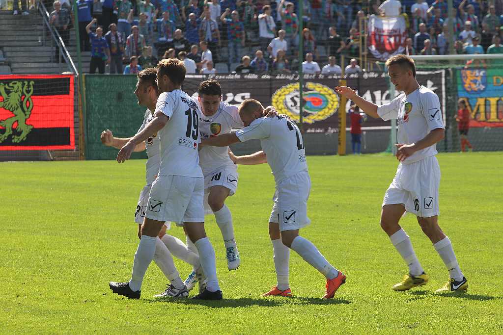 Miedź lepsza od Sandecji