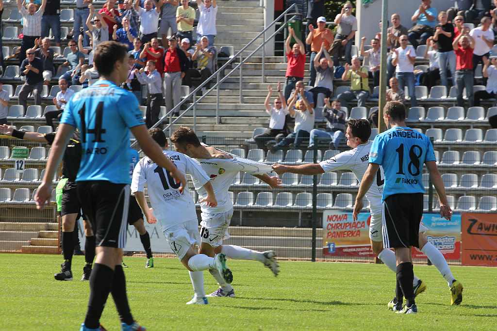 Miedź lepsza od Sandecji