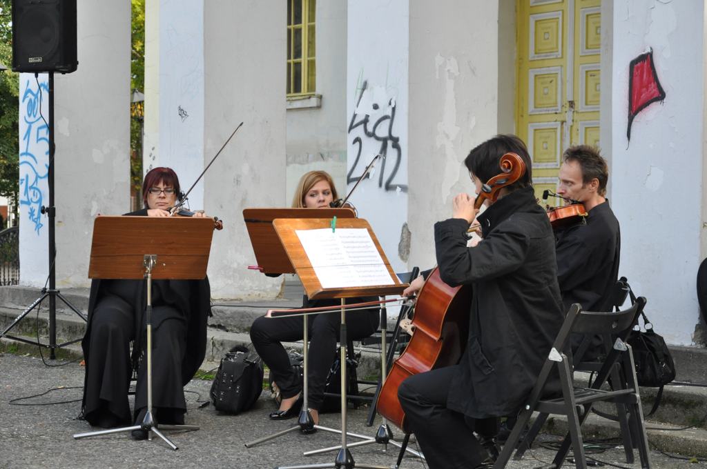 Wrzesień w parku. Koncert kwartetu smyczkowego