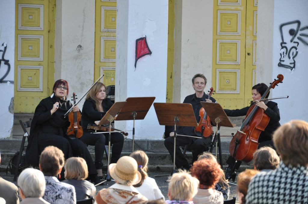 Wrzesień w parku. Koncert kwartetu smyczkowego