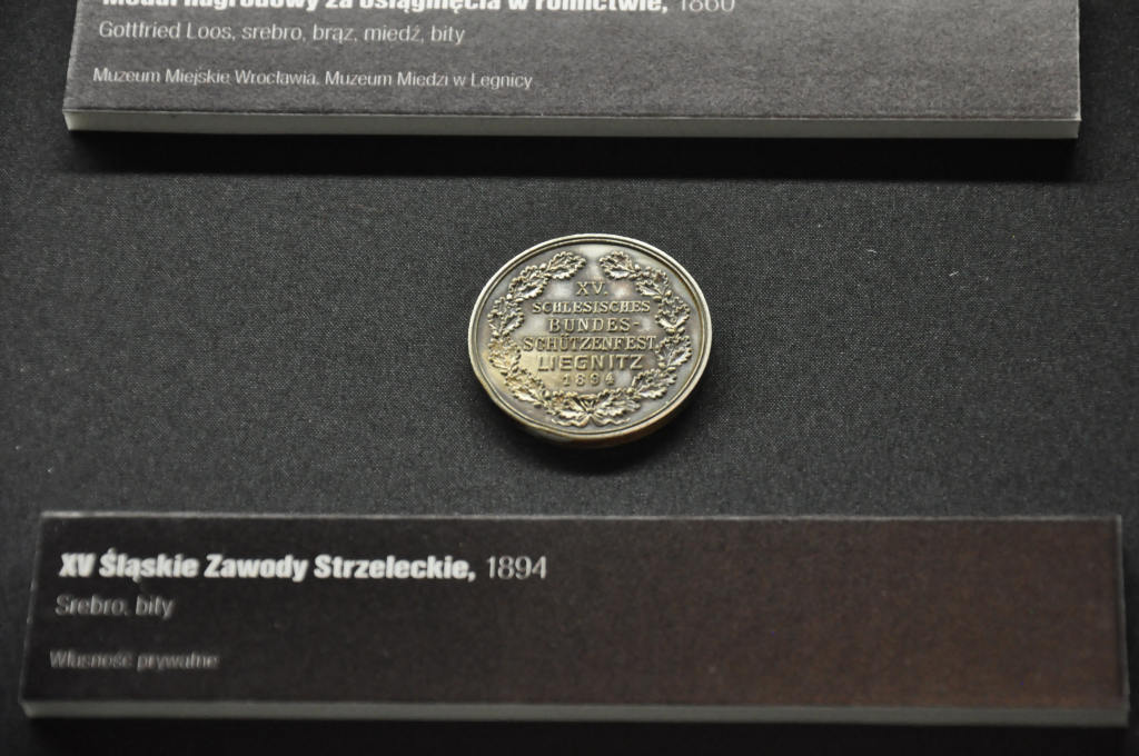 Medale legnickie w Muzeum Miedzi