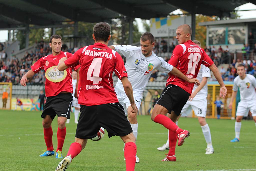 Miedź Legnica - Okocimski Brzesko 0-0