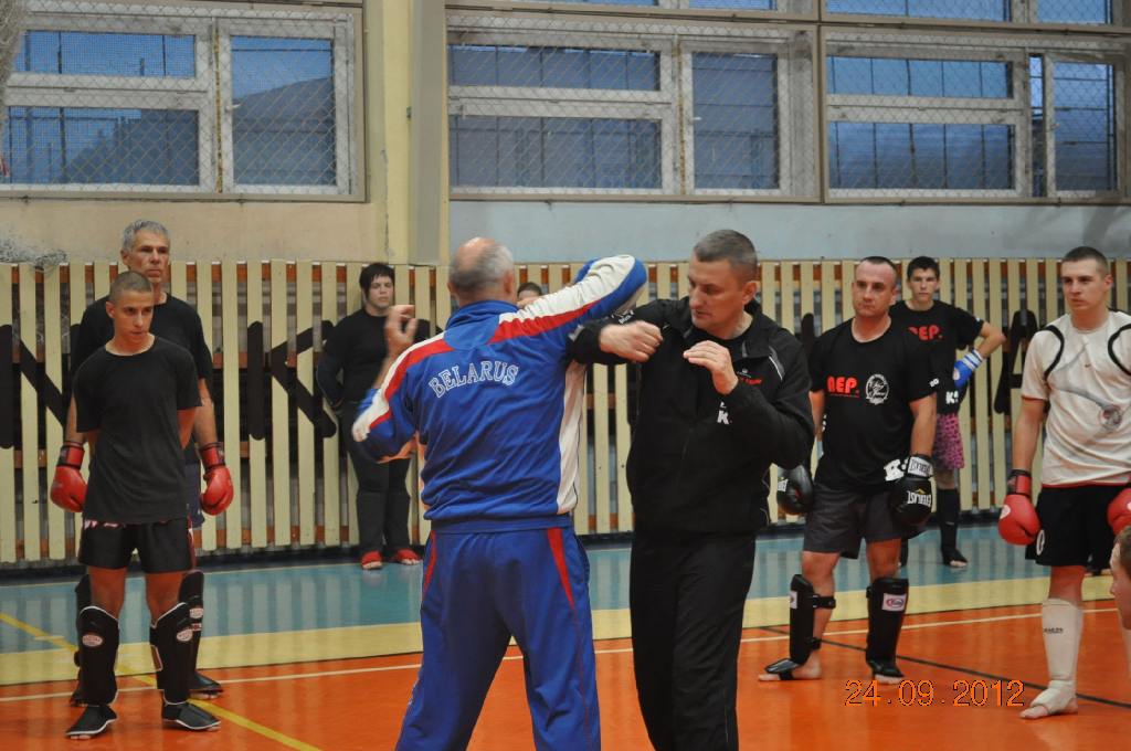 Trening z trenerem kadry Białorusi