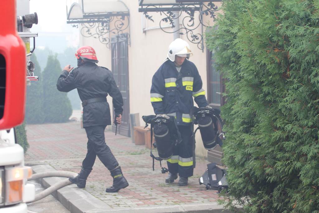 Zapaliła się hurtownia przy Nowodworskiej