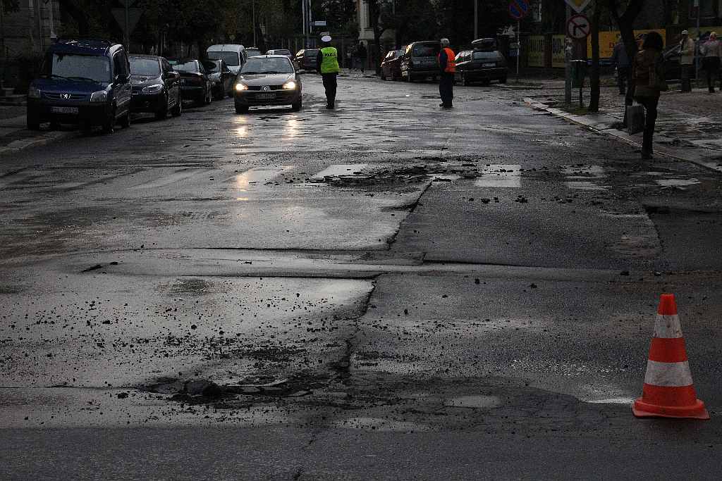 Awaria sieci wodociągowej
