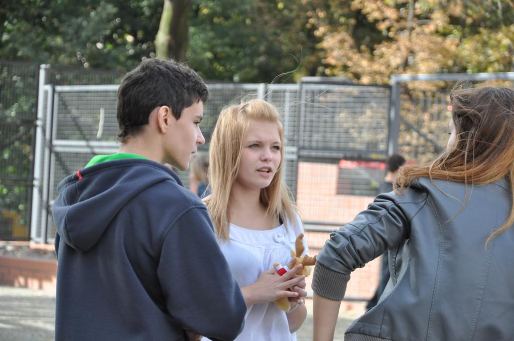 Piknik rodzinny na boisku Gimnazjum nr 4