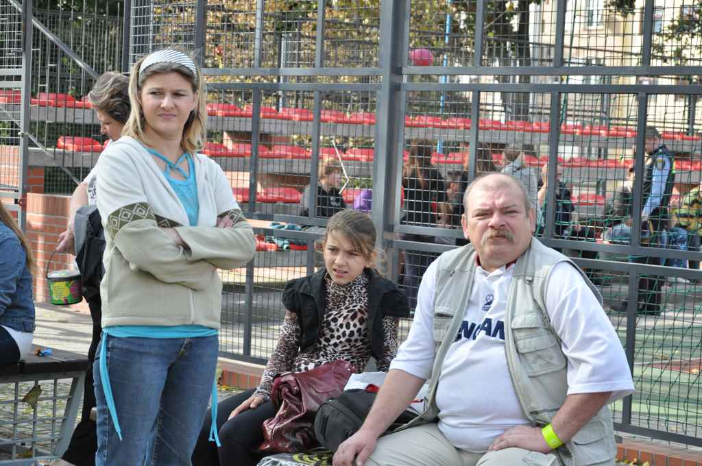 Piknik rodzinny na boisku Gimnazjum nr 4