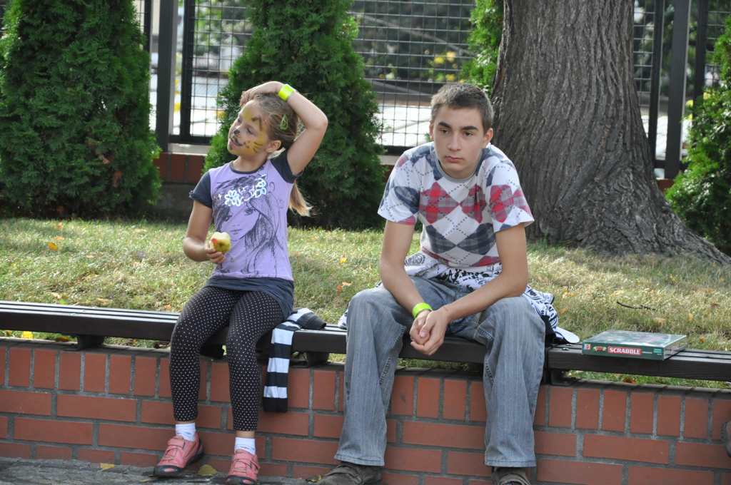 Piknik rodzinny na boisku Gimnazjum nr 4