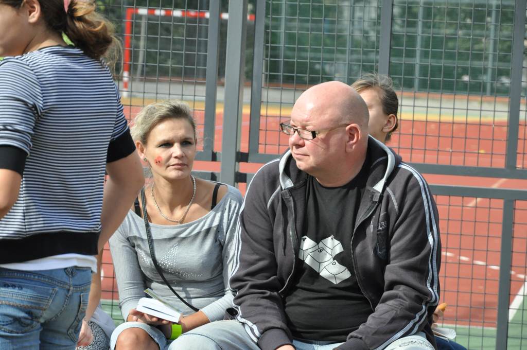 Piknik rodzinny na boisku Gimnazjum nr 4