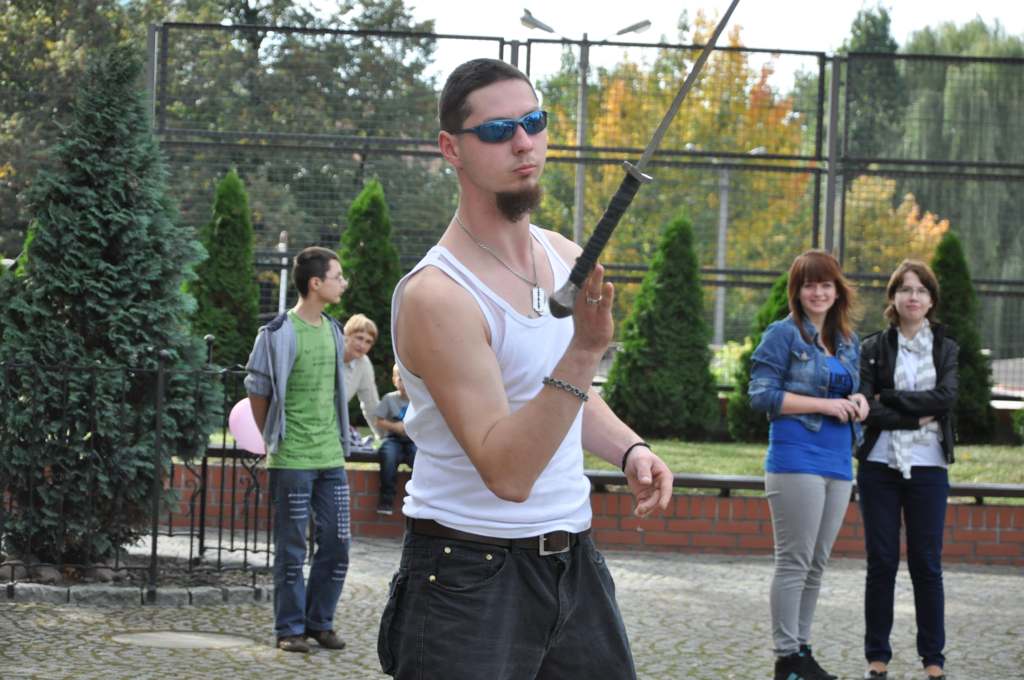 Piknik rodzinny na boisku Gimnazjum nr 4