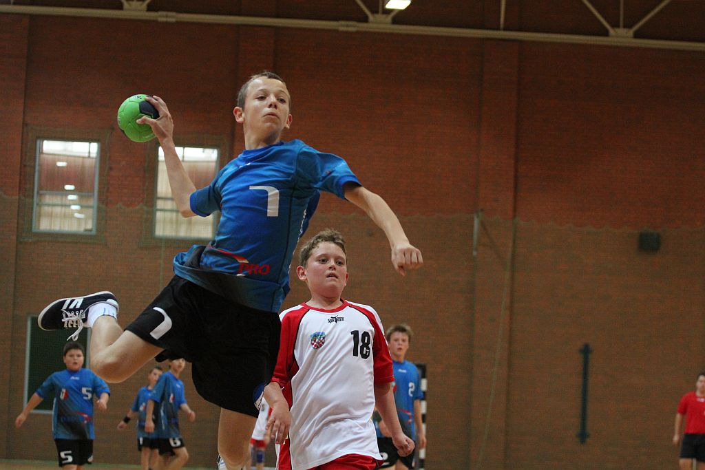 Chłopcy: MSPR Siódemka Legnica - SPR Chrobry Głogów 31:19