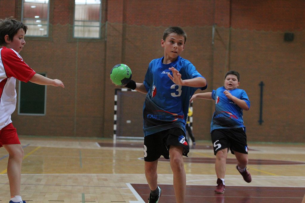 Chłopcy: MSPR Siódemka Legnica - SPR Chrobry Głogów 31:19