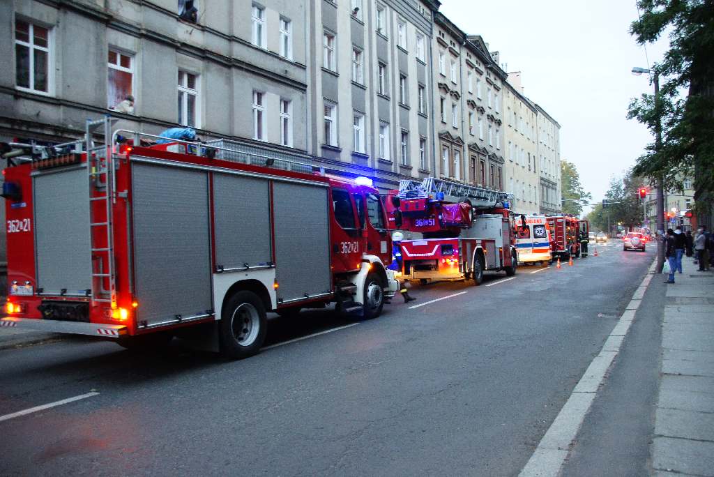 Spłonął w mieszkaniu przy ulicy Senatorskiej