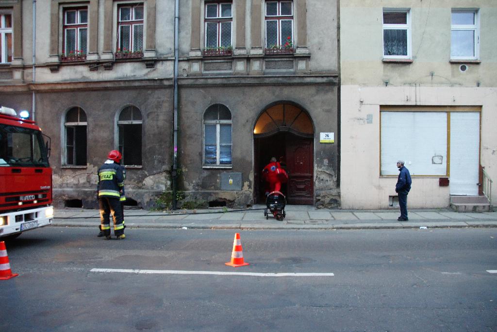 Spłonął w mieszkaniu przy ulicy Senatorskiej