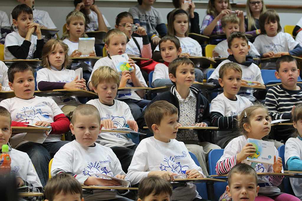 Mirosław Hermaszewski gościem UNIKIDS - Uniwersytetu Dziecięcego