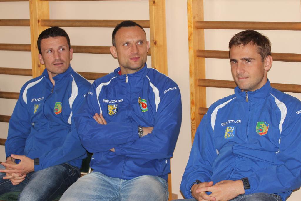 Piłkarze Miedzi w szkole