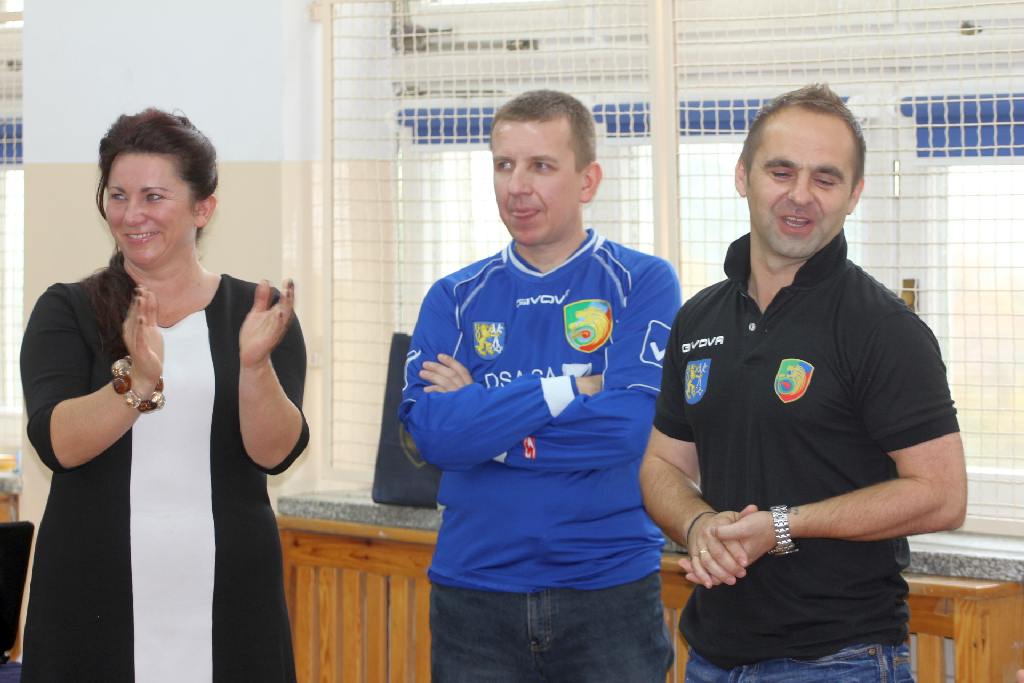 Piłkarze Miedzi w szkole