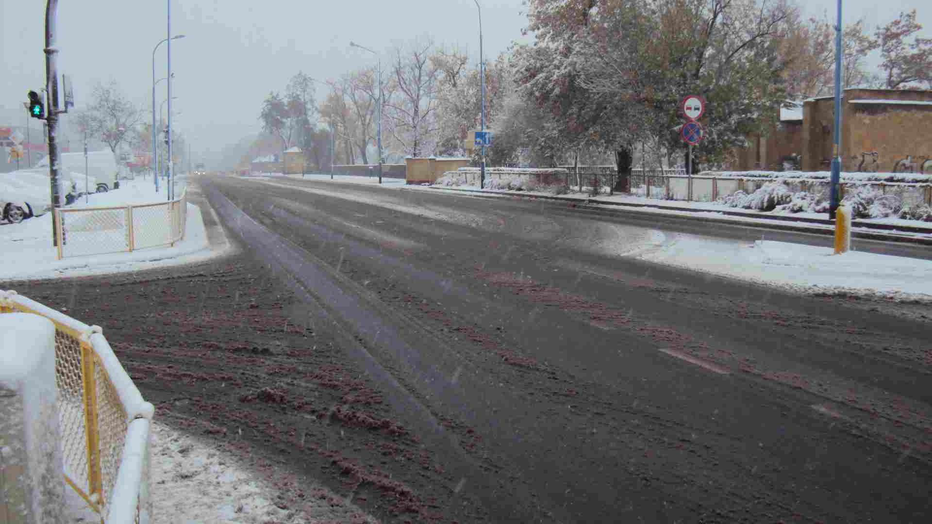 Pierwsze opady śniegu