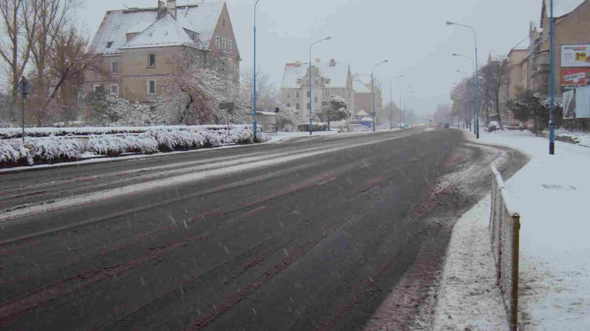 Pierwsze opady śniegu