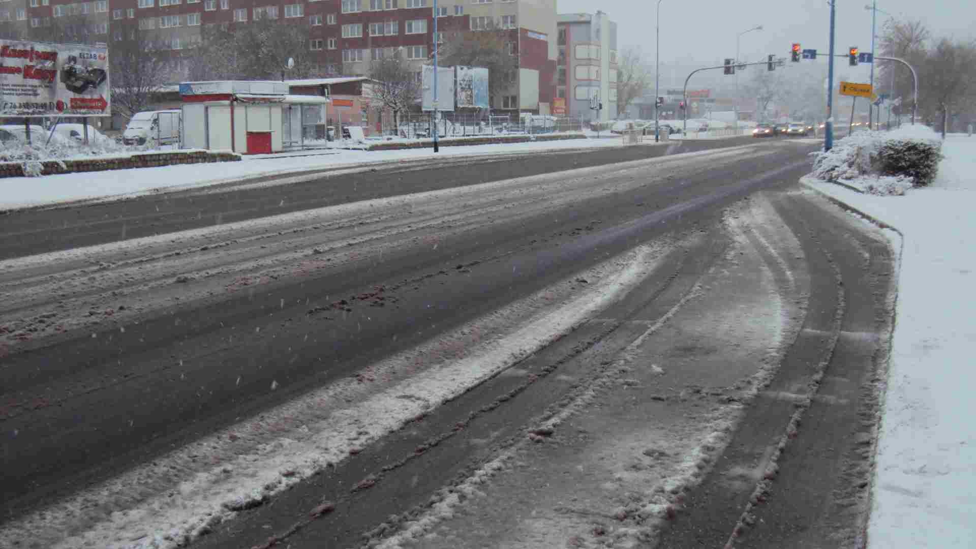 Pierwsze opady śniegu