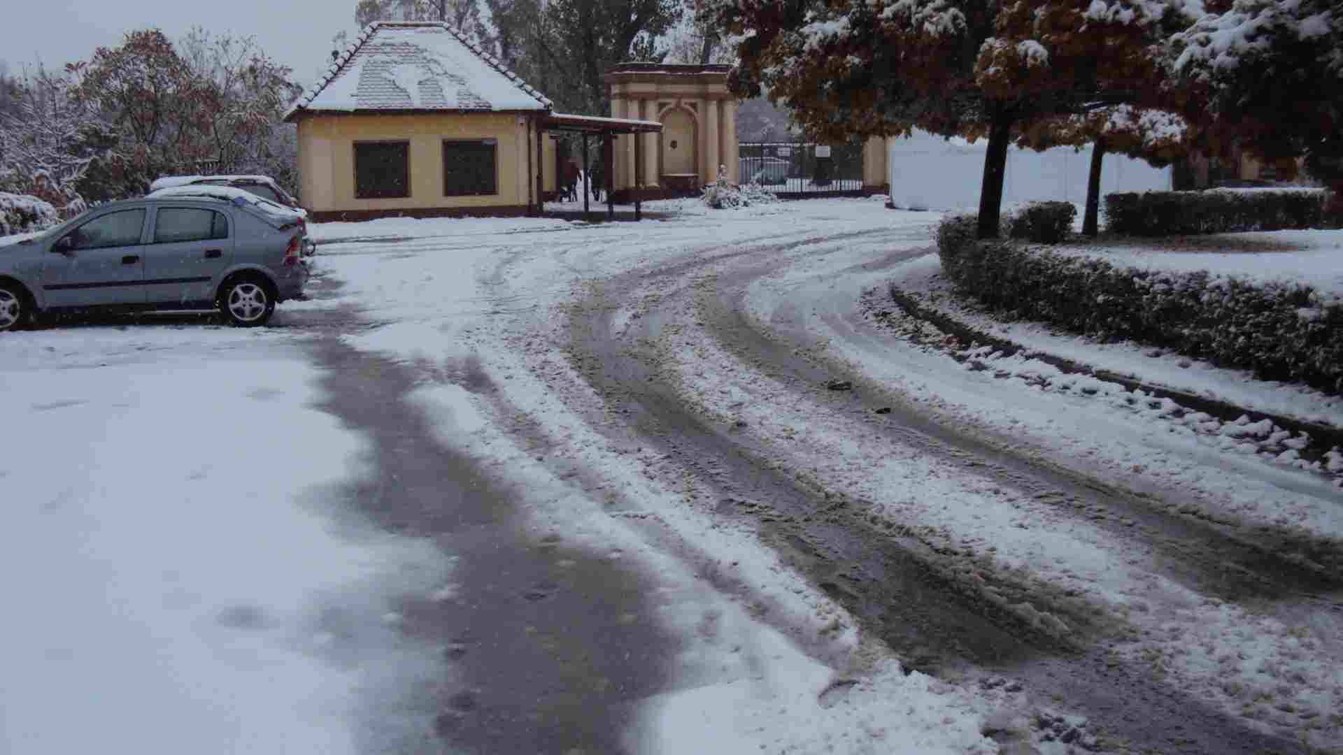 Pierwsze opady śniegu
