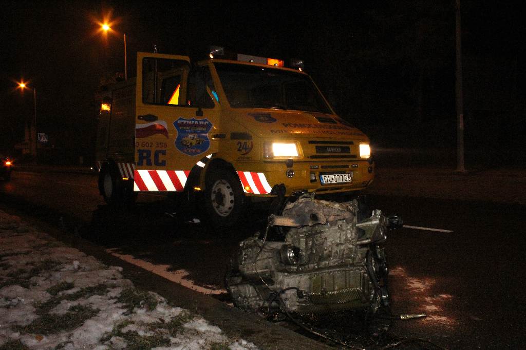 Wypadek na ulicy Wrocławskiej