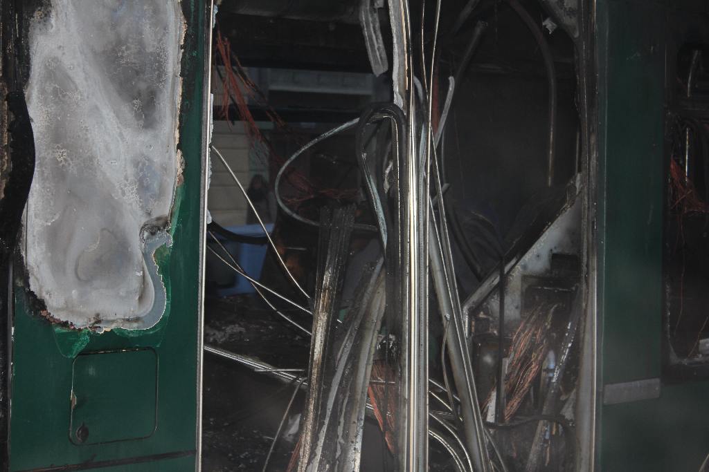 Spalił się autobus MPK