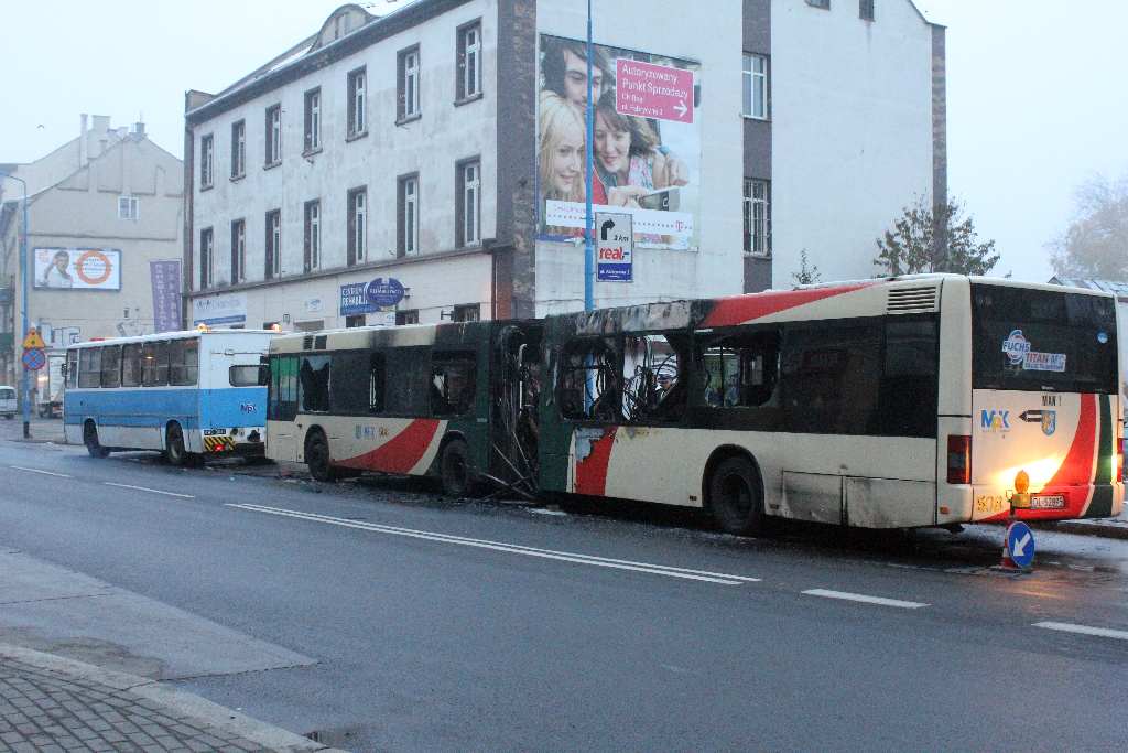 Spalił się autobus MPK