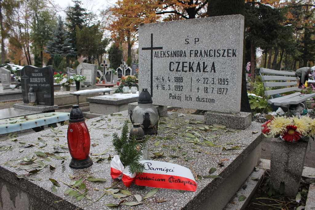 Zapalili znicze na grobach powstańców