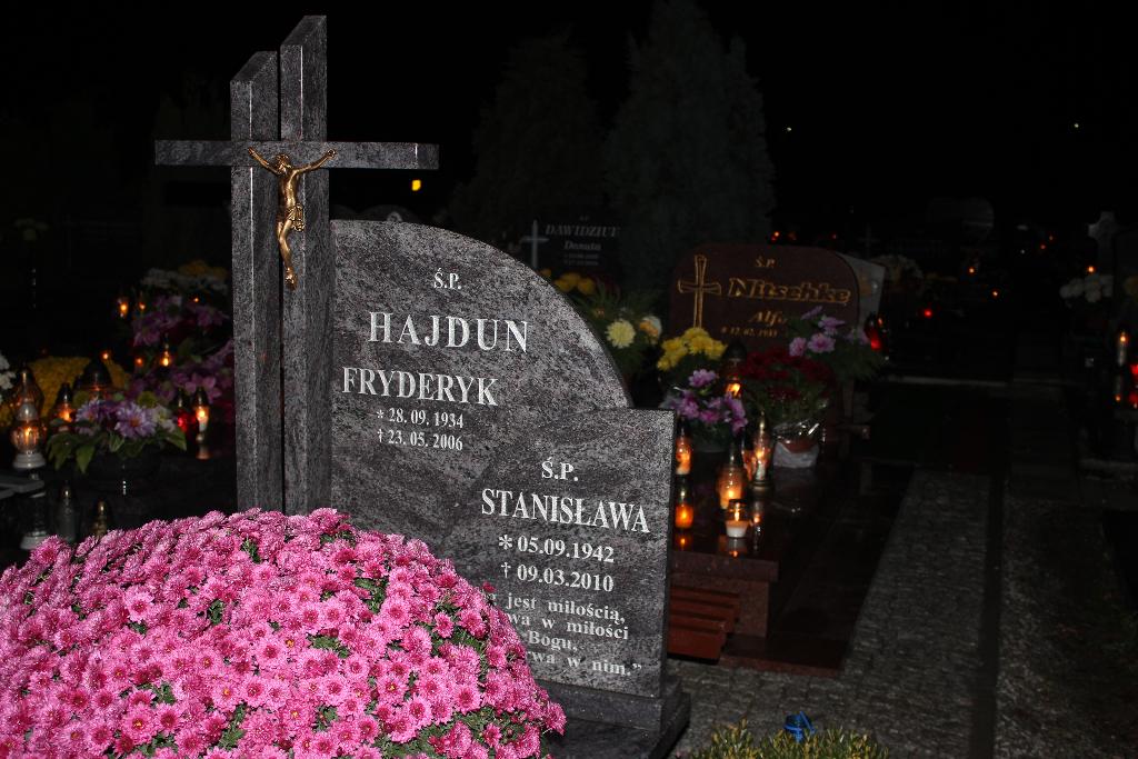 Wszystkich Świętych nocą